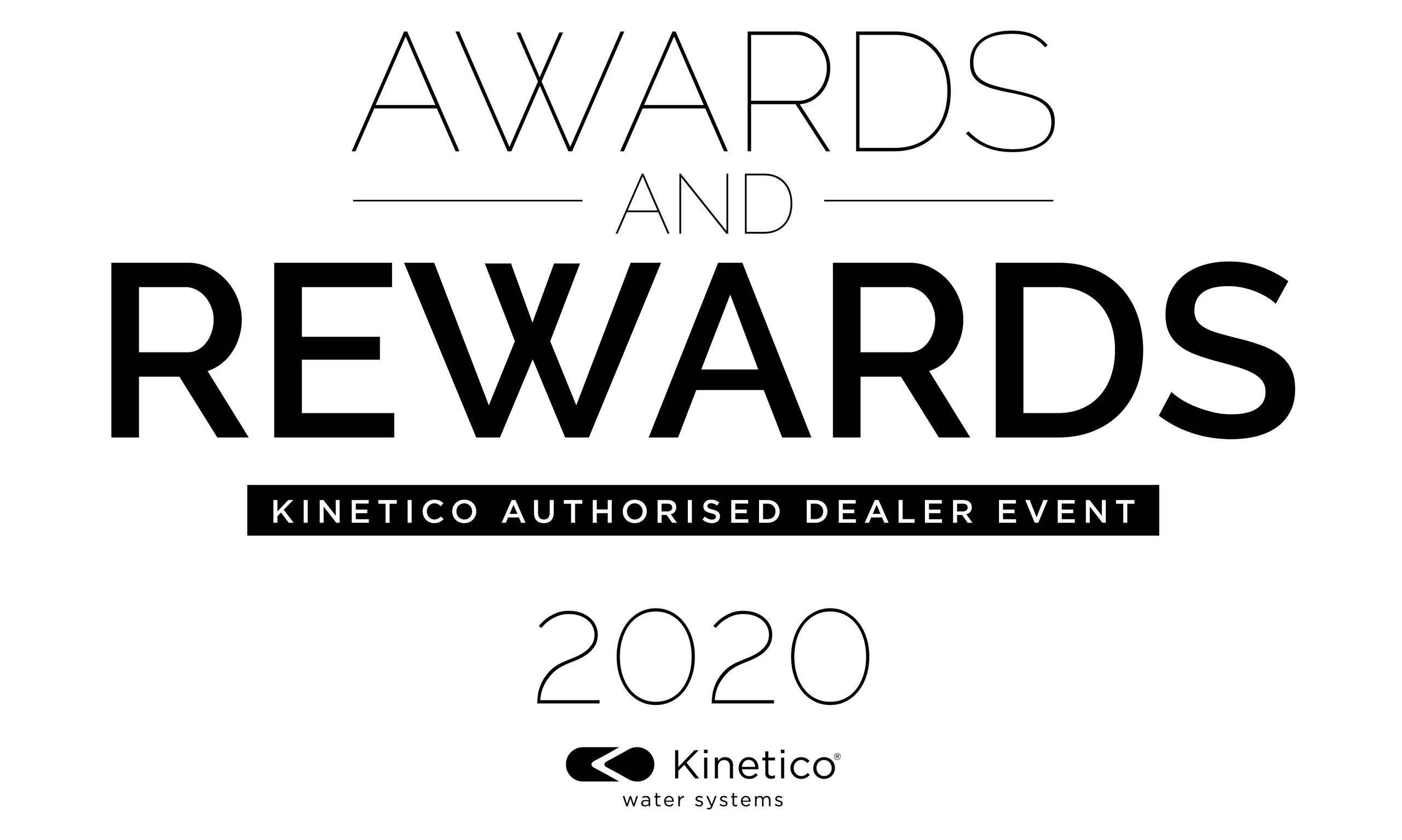 Kinetico Authorised Dealer Event 2020 – Awards and Rewards