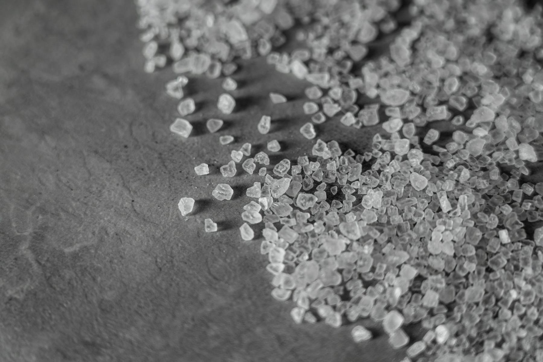 Granules of salt